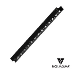 ORGANIZADOR VERTICAL P/RACKS O GABINETES CABLE NCS JAGUAR NCS-VOP-45 45 UR CON PEINES DE POLICARBONATO TAPA REMOVIBLE Y ABATIBLE