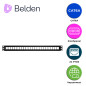 PATCH PANEL KEYCONNECT CAT6/CAT6A BELDEN AX103114 / NEGRO / 24 PUERTOS / 1UR / MODULAR/VACIO / PIEZA