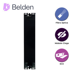 Placa ciega Belden FFZX00BB para FiberExpress ECX