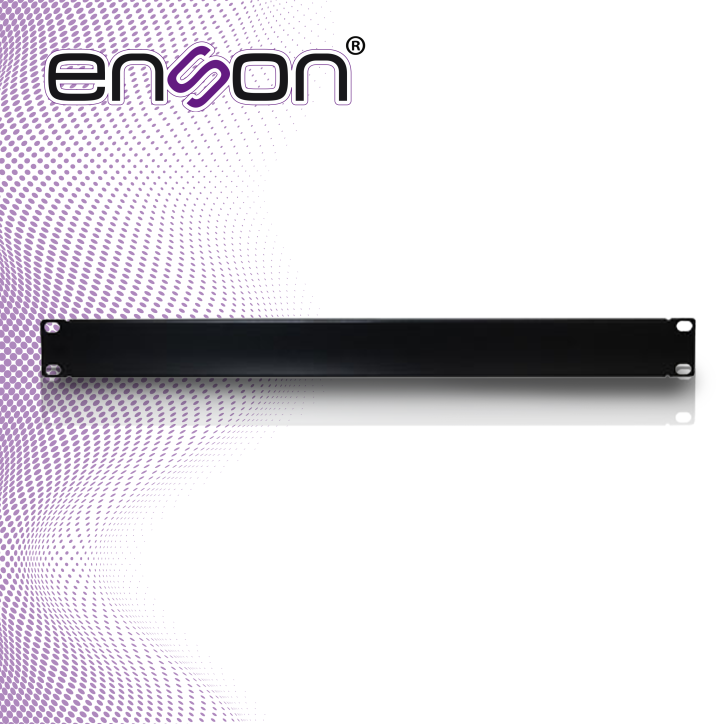 Tapa ciega para rack o gabinete 1 UR Ancho 483mm Lámina de acero calibre 22 ENSON ENS-FLAT1