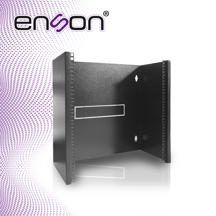 Rack de pared 12U 12U capacidad de carga de 20Kg preparado para anclaje en pared ENSON ENS-RACKW12U Rack de pared 12U 12U capacidad de carga de 20Kg preparado para anclaje en pared ENSON ENS-RACKW12U