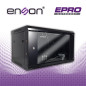 GABINETE DE PARED ENSON ENS-RKGB6UD 6UR PUERTA FRONTAL DE CRISTAL TEMPLADO CON CERRADURA DE SEGURIDAD RANURAS DE VENTILACION EN 