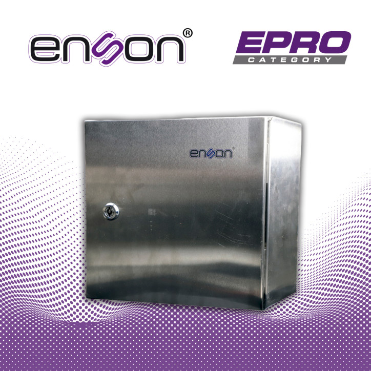 GABINETE DE ACERO INOXIDABLE ENSON ENS-INOX315 MONTAJE EN PARED / MEDIDAS 300MM ALTO × 300MM ANCHO × 150MM PROFUNDIDAD / CUERPO 