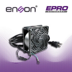 VENTILADOR ENSON 120 X 120 MM 110VCA CON CABLE Y CLAVIJA PARA GABINETES ENSON Y OTRAS MARCAS