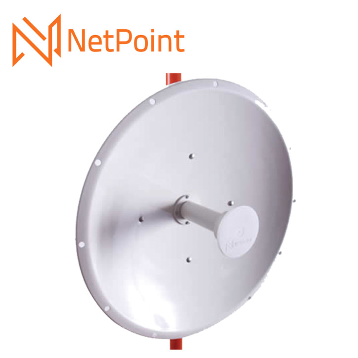Antena parabólica direccional 4.9-6.2 GHz 37dB 120cm de diámetro NETPOINT NP-3