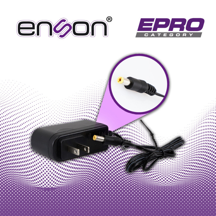 Fuente de poder para cámara 12VDC 1A Entrada AC 100-240V 50/60Hz ENSON PS-1210