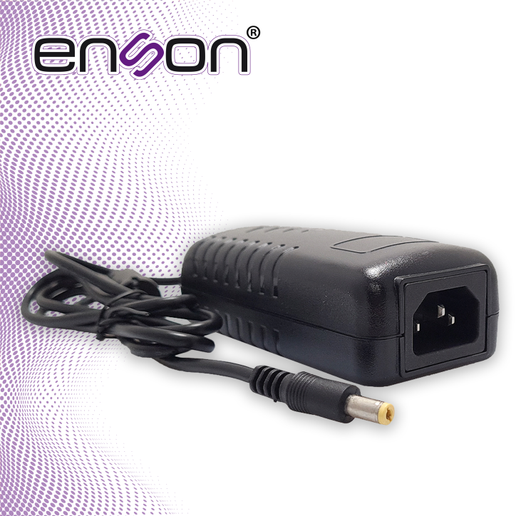Fuente de poder para cámara Salida 12V 5A de corriente Entrada AC 100-240V 50/60Hz ENSON PS-1250