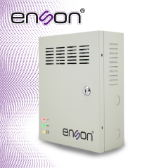 FUENTE DE PODER TIPO CAJA ENSON PSB-1209BACKUP 12VDC 5A 9 CANALES DE 0.55A CADA UNO Y SOPORTE DE BATERIA DE RESPALDO (NO INCLUYE