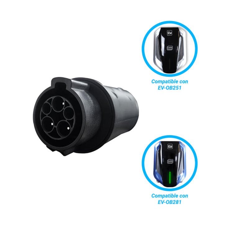 Adaptador para cargador EV Tipo 1 a GB/T conversión Tipo 1 a GB/T 32 A 250 V ALTER T1-GB/T