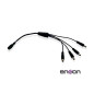 DISTRIBUIDOR TIPO PULPO ENSON ENS-DC14 DE 1 A 4 CANALES IDEAL PARA ALIMENTACION DE CAMARAS DE CCTV