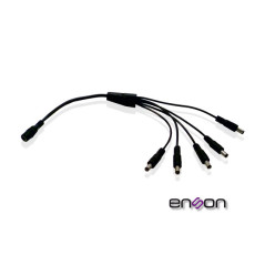 DISTRIBUIDOR TIPO PULPO ENSON ENS-DC15 DE 1 A 5 CANALES IDEAL PARA ALIMENTACION DE CAMARAS DE CCTV