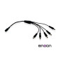 DISTRIBUIDOR TIPO PULPO ENSON ENS-DC15 DE 1 A 5 CANALES IDEAL PARA ALIMENTACION DE CAMARAS DE CCTV