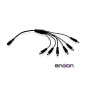 DISTRIBUIDOR TIPO PULPO ENSON ENS-DC16 DE 1 A 6 CANALES IDEAL PARA ALIMENTACION DE CAMARAS DE CCTV