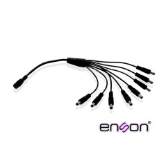 DISTRIBUIDOR TIPO PULPO ENSON ENS-DC18 DE 1 A 8 CANALES IDEAL PARA ALIMENTACION DE CAMARAS DE CCTV