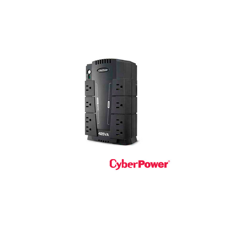 No-Breaks/UPS 425VA/255W 4 CONTACTOS Salida de onda senoidal simulada CYBERPOWER CP425SLG