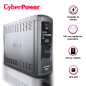 NO BREAK UPS TORRE CYBERPOWER CP1500AVRLCD 1500VA/900W / LCD / 6 CONTACTOS CON RESPALDO Y SUPRESION DE PICOS / 6 CONTACTOS CON S