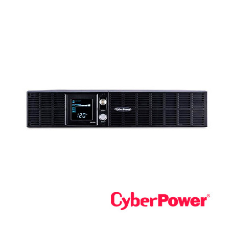UPS CYBERPOWER OR2200LCDRT2U 2200VA/1320W, 120VCA, LINEA INTERACTIVA, TORRE/RACK 2U, CONTACTOS 8XNEMA 5-20R SUPRESION DE PICOS-B