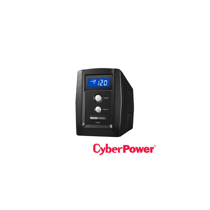 No-Breaks/UPS 750VA/300W Display LCD 3 contactos con respaldo de batería CYBERPOWER OM750ATLCD No-Breaks/UPS 750VA/300W Display LCD 3 contactos con respaldo de batería CYBERPOWER OM750ATLCD