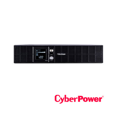 NO-BREAK UPS OR1500LCDRT2U CYBERPOWER 1500VA 8 CONTACTOS CONVERTIBLE TORRE EN RACK 2U, LCD INTELIGENTE MULTIFUNCION
