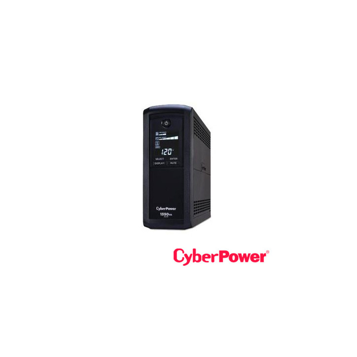 UPS torre monofásico 1 350 VA / 815 W monofásico panel LCD CYBERPOWER CP1350AVRLCDa UPS torre monofásico 1 350 VA / 815 W monofásico panel LCD CYBERPOWER CP1350AVRLCDa