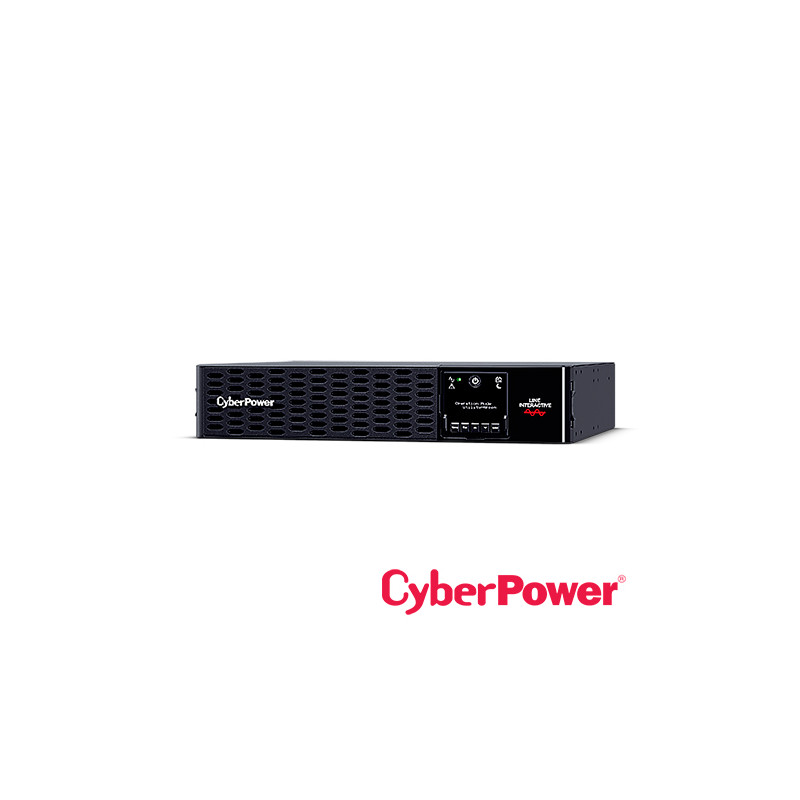 UPS CYBERPOWER PR3000RTXL2U 3000VA/3000W, 120VCA, ONDA SENOIDAL PURA, LINEA INTERACTIVA , TORRE/ RACK 2U, CONTACTOS 8XNEMA 5-20R