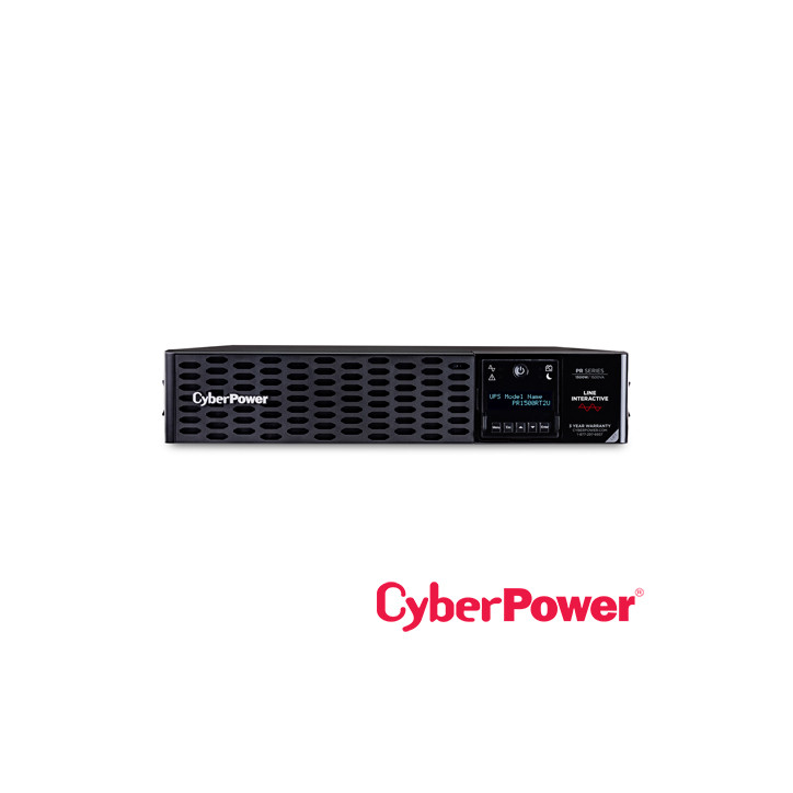No-Break / UPS 1500VA/1500W 120VCA Onda senoidal pura CYBERPOWER PR1500RT2U