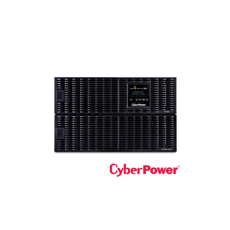 UPS CYBERPOWER OL8KRT 8000VA / 8000W, ONLINE DOBLE CONVERSION, 240 VAC/240 VAC, ONDA SENOIDAL PURA, CONVERTIBLE TORRE/RACK 6U, 3