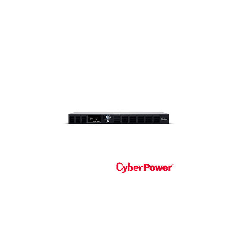 NO BREAK UPS RACK 1U CYBERPOWER OR500LCDRM1UA 500VA/300W / LCD / 4 CONTACTOS CON RESPALDO Y SUPRESION DE PICOS / 2 CONTACTOS CON