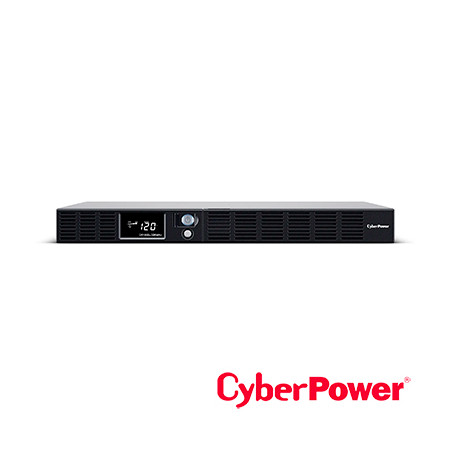 NO BREAK UPS RACK 1U CYBERPOWER OR500LCDRM1UA 500VA/300W / LCD / 4 CONTACTOS CON RESPALDO Y SUPRESION DE PICOS / 2 CONTACTOS CON
