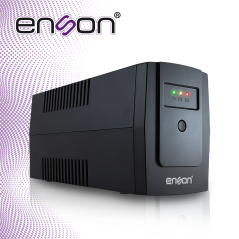 NO BREAK UPS TIPO TORRE ENSON ENS-EA260 600VA/360W 6 CONTACTOS CON BATERIA DE RESPALDO LINEA INTERACTIVA LED INDICADOR DE ENCEND