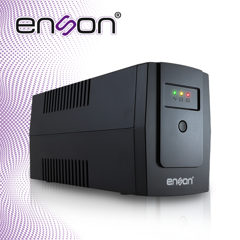 NO BREAK UPS TIPO TORRE ENSON ENS-EA260 600VA/360W 6 CONTACTOS CON BATERIA DE RESPALDO LINEA INTERACTIVA LED INDICADOR DE ENCEND