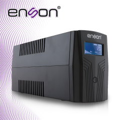 NO BREAK UPS TIPO TORRE ENSON ENS-EA280 800VA/480W 6 CONTACTOS CON BATERIA DE RESPALDO LINEA INTERACTIVA PANTALLA LCD VOLTAJE DE