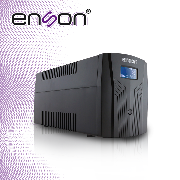 No-Breaks/UPS 1500VA / 900W 6 CONTACTOS Regulación Automática de Voltaje AVR ENSON ENS-EA2150