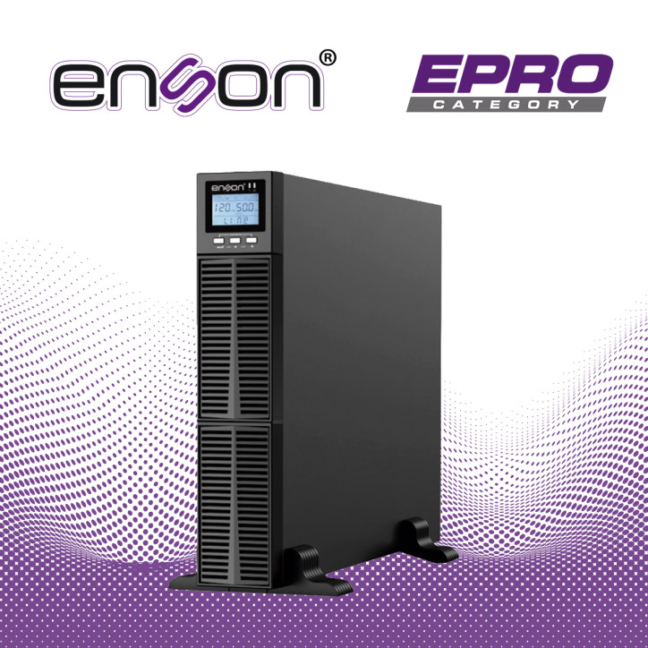 UPS On-line doble conversión Rack/Torre 1000VA 1000W Topología on-line doble conversión Factor de potencia ENSON ENS-OL1000RT