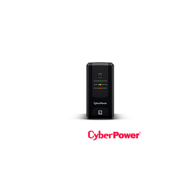 NO BREAK UPS TIPO TORRE UT550GU CYBERPOWER 550VA/275W 4 CONTACTOS CON RESPALDO-SUPRESION DE PICOS / 4 CONTACTOS CON SUPRESOR DE 