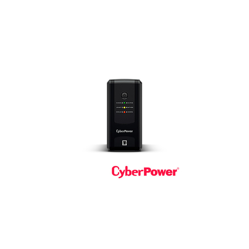 NO BREAK UPS TIPO TORRE UT750GU CYBERPOWER 750VA/375W 4 CONTACTOS CON RESPALDO-SUPRESION DE PICOS / 4 CONTACTOS CON SUPRESOR DE 