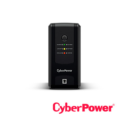 NO BREAK UPS TIPO TORRE UT750GU CYBERPOWER 750VA/375W 4 CONTACTOS CON RESPALDO-SUPRESION DE PICOS / 4 CONTACTOS CON SUPRESOR DE 