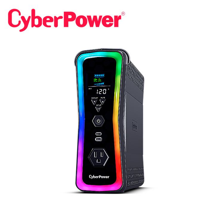 NO BREAK UPS TIPO TORRE GAMER GX150C2 CYBERPOWER 1500VA/1000W 13 CONTACTOS TOTALES (7 CON RESPALDO Y SUPRESION DE PICOS / 6 CON 
