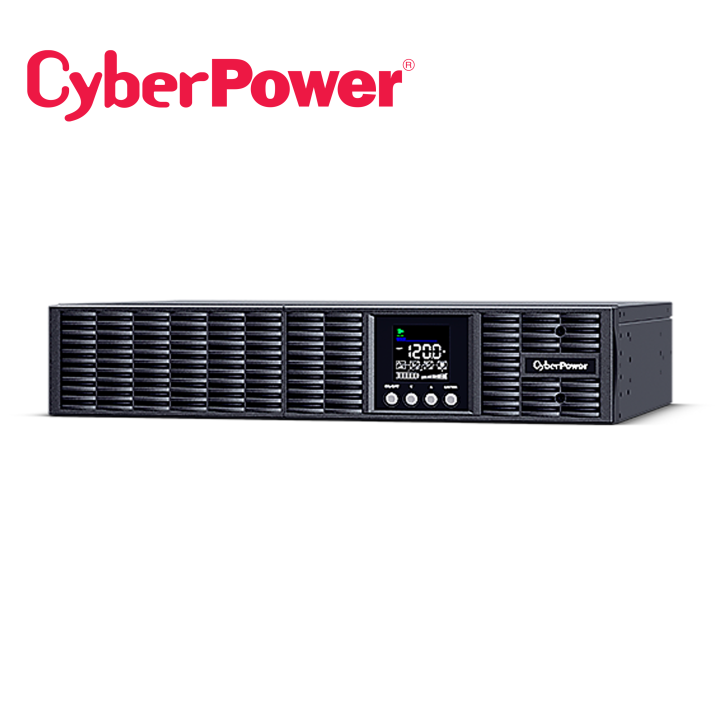 UPS CYBERPOWER OLS2000RT2Ua 2000VA / 1800W / ONLINE DOBLE CONVERSIÓN / ONDA SENOIDAL PURA / LCD INTELIGENTE MULTIFUNCIONAL / GES