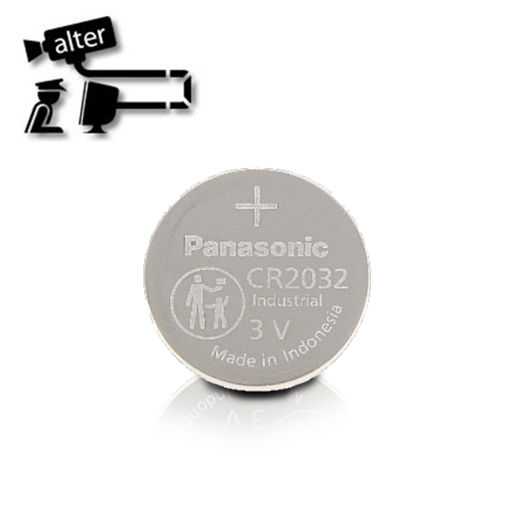 Batería de litio tipo moneda 3V 225mAh tipo moneda ALTER CR2032