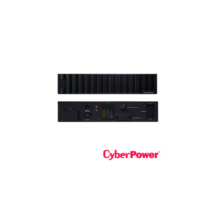 Módulo de batería extendida EBM convertible en rack/torre ocupa 2U de rack cargador de batería CYBERPOWER BP72V60ART2U Módulo de batería extendida EBM convertible en rack/torre ocupa 2U de rack cargador de batería CYBERPOWER BP72V60ART2U