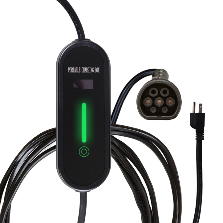 Cargador portátil de viaje para vehículos eléctricos Conector Tipo 2 Potencia máxima 1.92 KW Corriente ALTER EV-OMB121