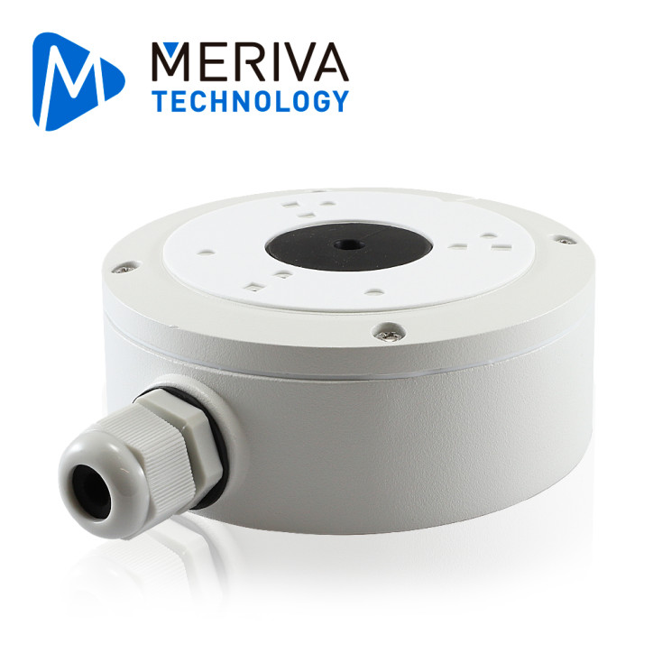 Caja de conexiones redonda Metálica Aleación de aluminio Montaje en pared o techo MERIVA TECHNOLOGY MVA-JB0301 Caja de conexiones redonda Metálica Aleación de aluminio Montaje en pared o techo MERIVA TECHNOLOGY MVA-JB0301