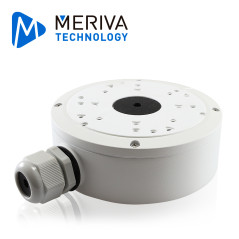 CAJA DE CONEXIONES REDONDA MERIVA TECHNOLOGY MVA-JB0302 / MONTAJE EN PARED O TECHO / COMPATIBLE CON CAMARAS CON PREFIJO MBASHD /