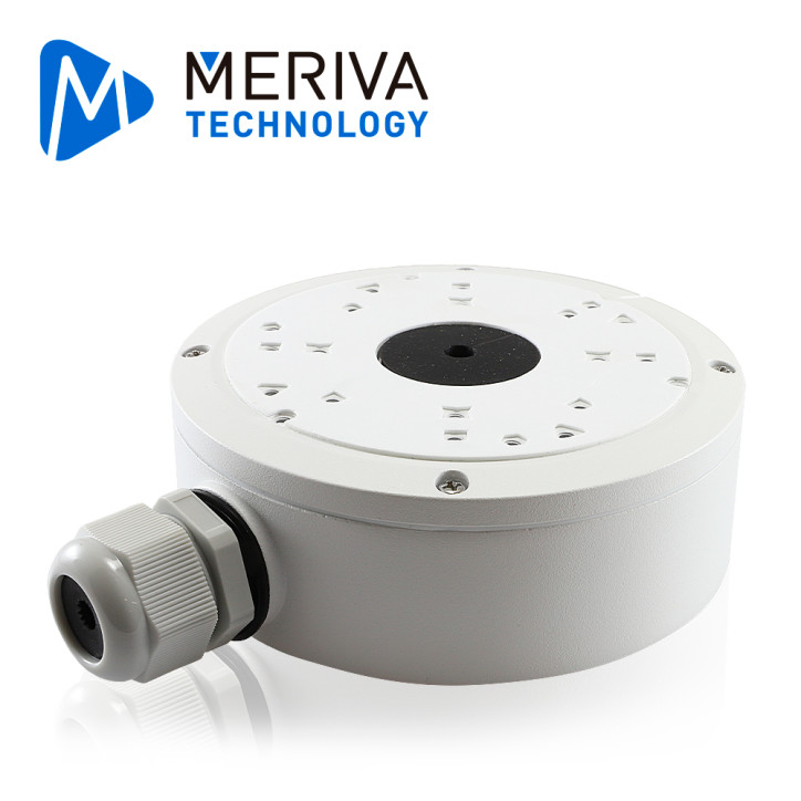 CAJA DE CONEXIONES REDONDA MERIVA TECHNOLOGY MVA-JB0302 / MONTAJE EN PARED O TECHO / COMPATIBLE CON CAMARAS CON PREFIJO MBASHD /