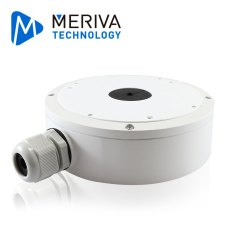 CAJA DE CONEXIONES REDONDA MERIVA TECHNOLOGY MVA-JB0303 / MONTAJE EN PARED O TECHO / COMPATIBLE CON LA CAMARA MVD-EB600ZA