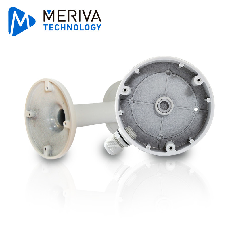 KIT DE MONTAJE PARA FISHEYE MERIVA TECHNOLOGY MT-FE60 INCLUYE CAJA DE CONEXIONES x1 + BRAZO DE MONTAJE PARA PARED O TECHO 19CM A
