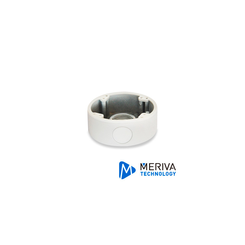 CAJA DE CONEXIONES REDONDA MERIVA TECHNOLOGY MVA-HCMFD30 / METALICA / IP66 / COMPATIBLE CON LA CAMARA MFD-EB600F