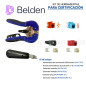 KIT DE HERRAMIENTAS PARA CERTIFICACION BELDEN BEL-TOOLSKIT INCLUYE LO NECESARIO PARA PRACTICA MODULO DE INSTALACION
