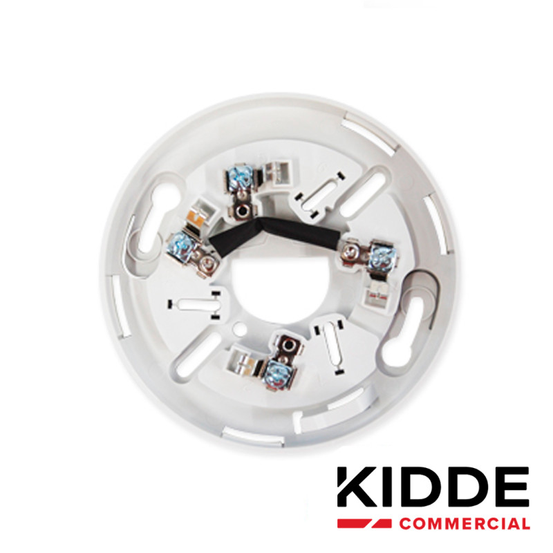 BASE ESTANDAR KIDDE KI-SB COMPATIBLE CON TODOS LOS DETECTORES DE LA SERIE KI, ESTE DISPOSITIVO PROPORCIONA TERMINALES DE CABLEAD